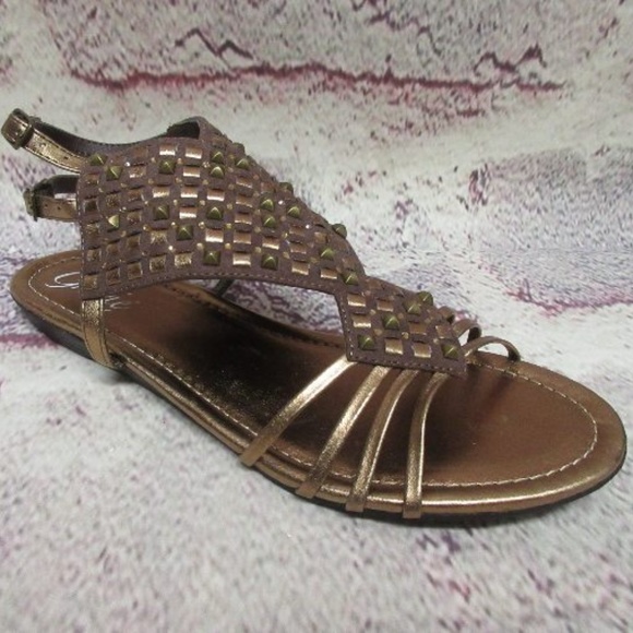 Grazie Shoes New Size 75 Sandals Bronze Womans Shoes 7 2 Poshmark